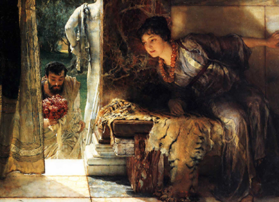 Welcome Footsteps Lawrence Alma Tadema